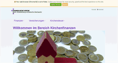 Desktop Screenshot of kirchenfinanzen.ekbo.de
