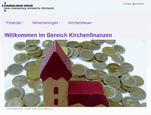 Tablet Screenshot of kirchenfinanzen.ekbo.de