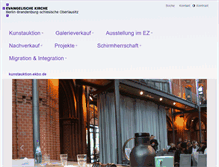 Tablet Screenshot of kunstauktion.ekbo.de