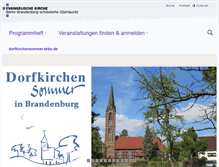 Tablet Screenshot of dorfkirchensommer.ekbo.de